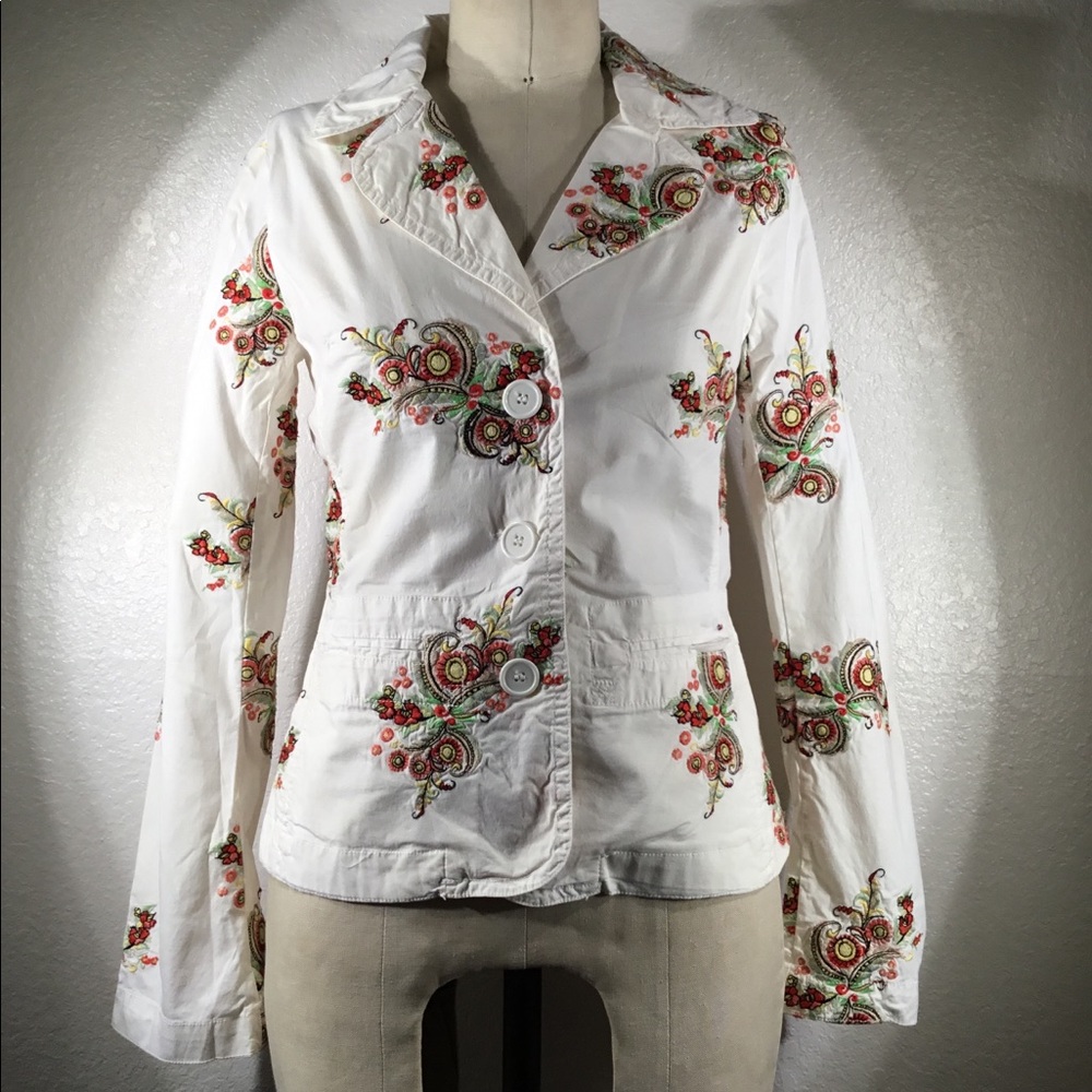 Johnny Was Crazy Daisy Jacket Sz S NWT
